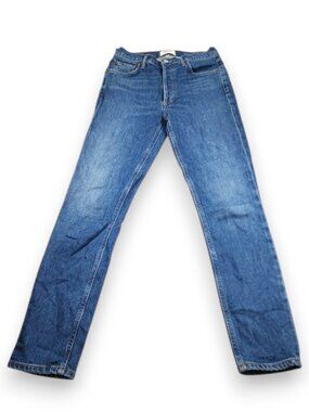 AGOLDE Nico High Rise Slim Ankle Jeans Button Fly Medium Wash Size 26